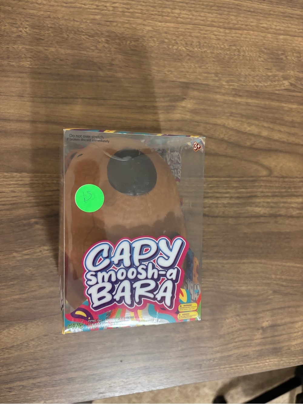Smoosh-a-Bara Plush Toy - Brown